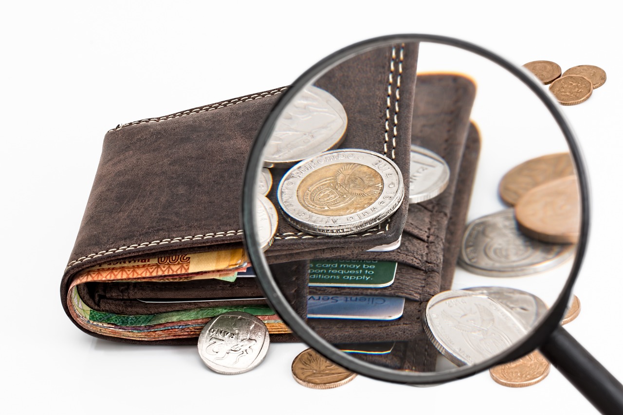 Portemonnee financieel overzicht